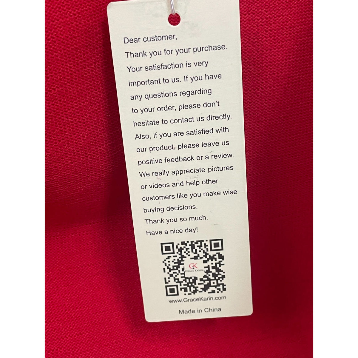 Grace Karin Womens Red Cropped Knit Bolero Cardigan Shrug Small Cotton & Acrylic New