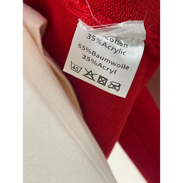 Grace Karin Womens Red Cropped Knit Bolero Cardigan Shrug Small Cotton & Acrylic New