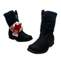 Toe Warmers Womens Black Insulated Waterproof Thermal Winter Boots 10W