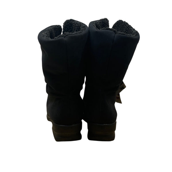 Toe Warmers Womens Black Insulated Waterproof Thermal Winter Boots 10W