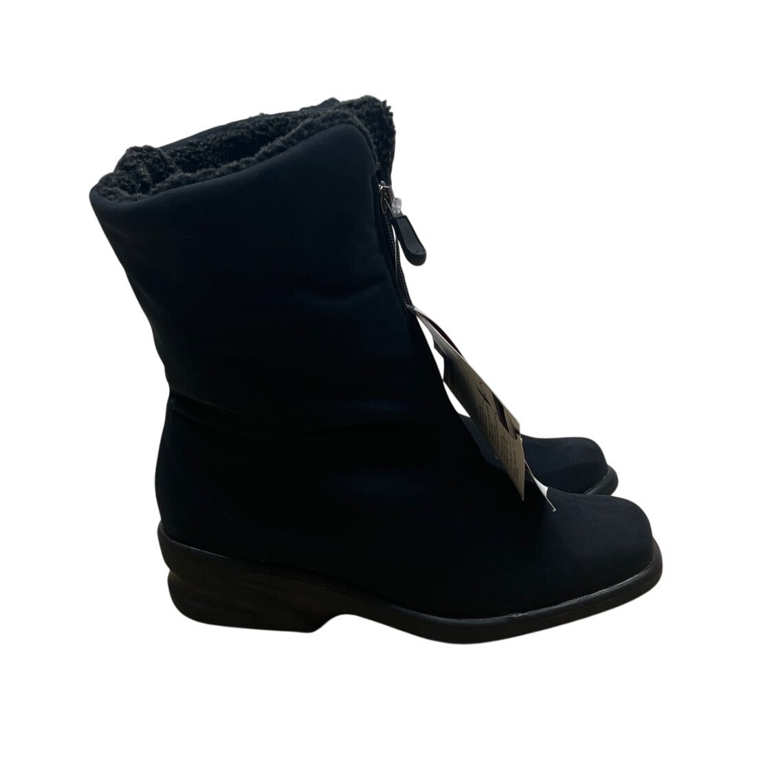 Toe Warmers Womens Black Insulated Waterproof Thermal Winter Boots 10W