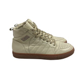 Luxury Lex Men's Beige Retro High-Top Sneakers Sz 12.5 - NWB