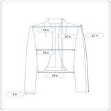Tahari Women's Carbon Sky Faux Leather Cropped Jacket Sz S/P