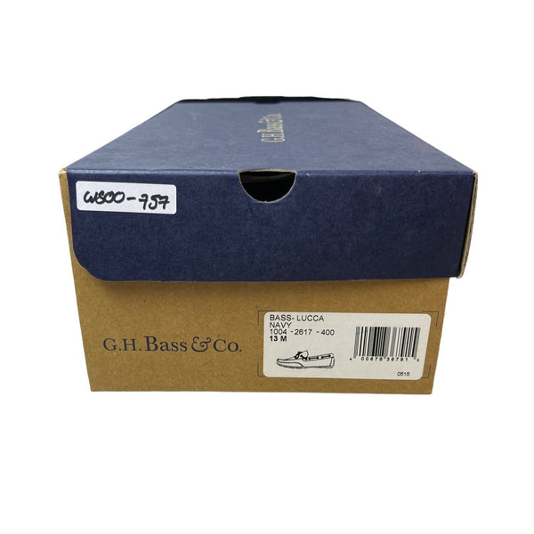 G.H Bass & Co. Men’s Navy Blue Bass Lucca On Board Loafers Sz 13M - NWB