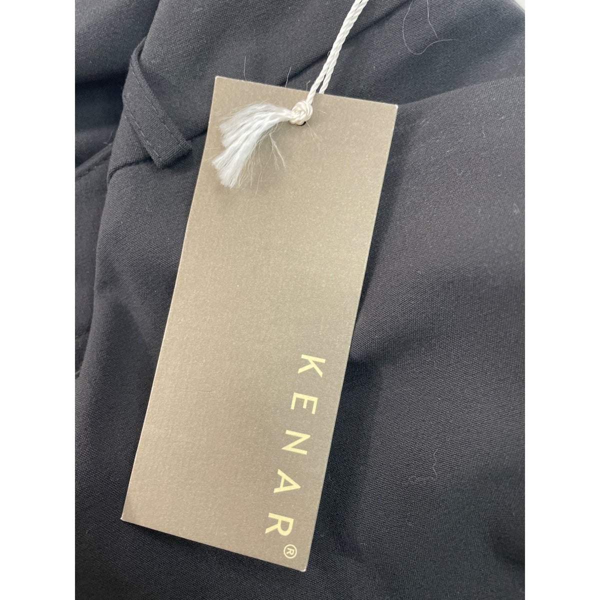 Kenar Womens Black Stretch Cropped Dress Pants Size 4 - New
