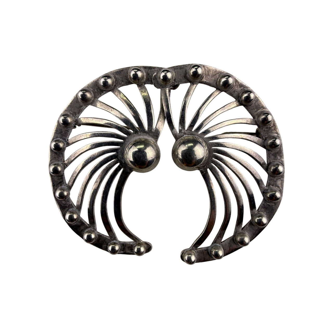 Victoria Pony Mexican Sterling Silver Vintage Brooch Handcrafted Womens Pin