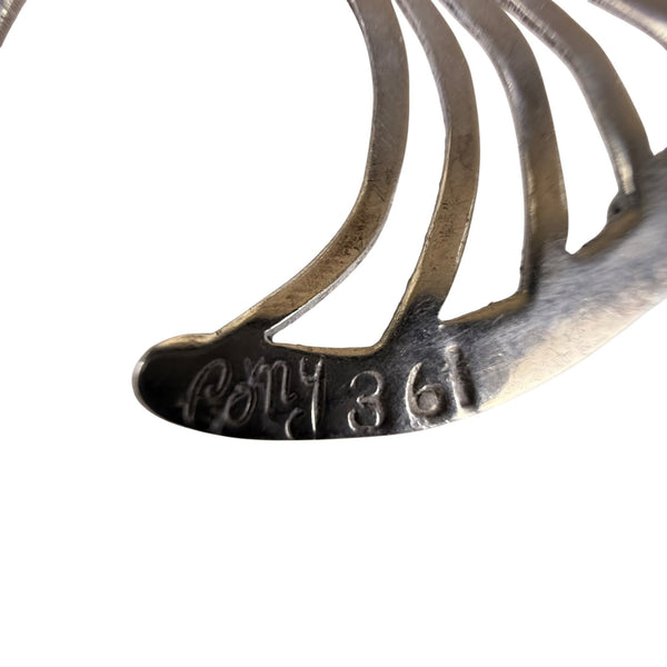 Victoria Pony Mexican Sterling Silver Vintage Brooch Handcrafted Womens Pin