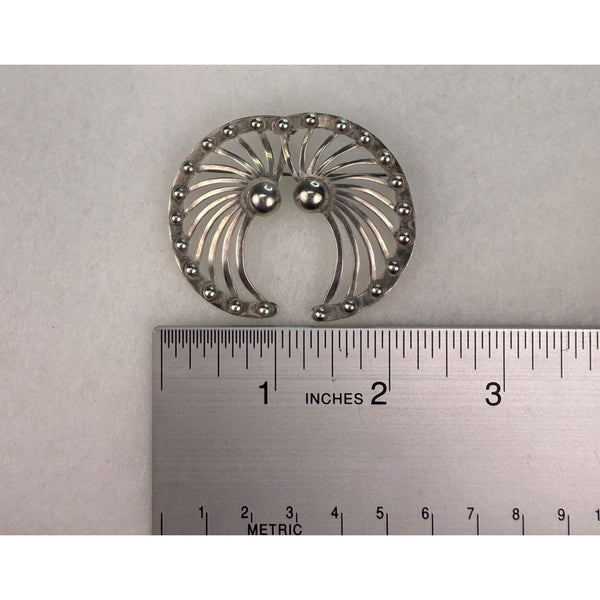 Victoria Pony Mexican Sterling Silver Vintage Brooch Handcrafted Womens Pin