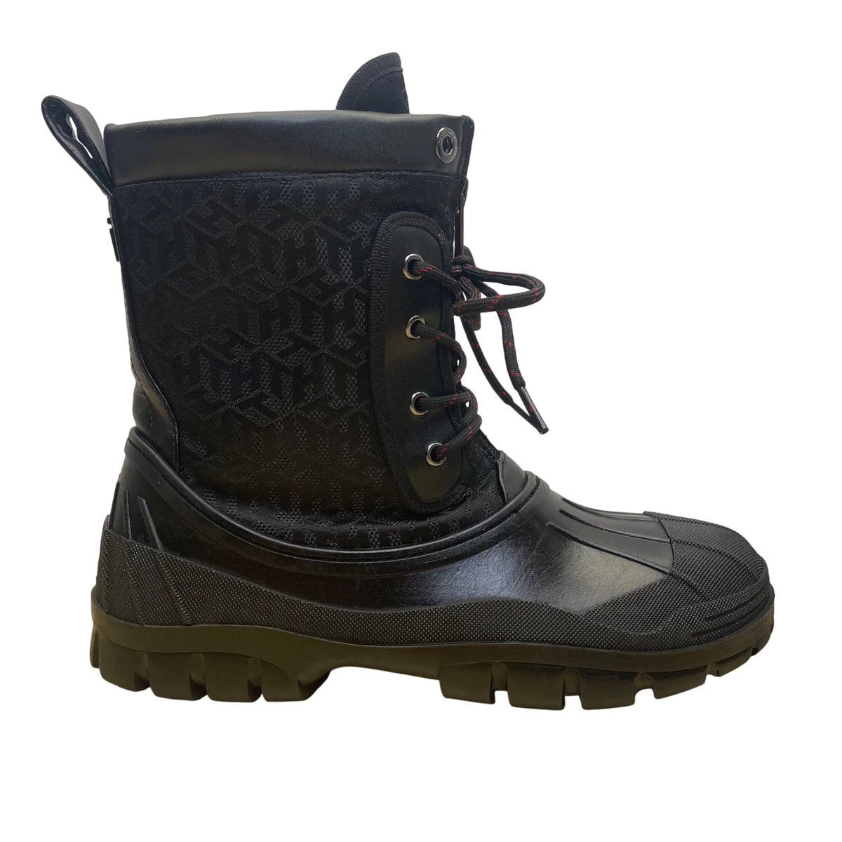 Tommy Hilfiger Men’s Black Faux Fur Lining Twilhena Waterproof Boots Size 10M