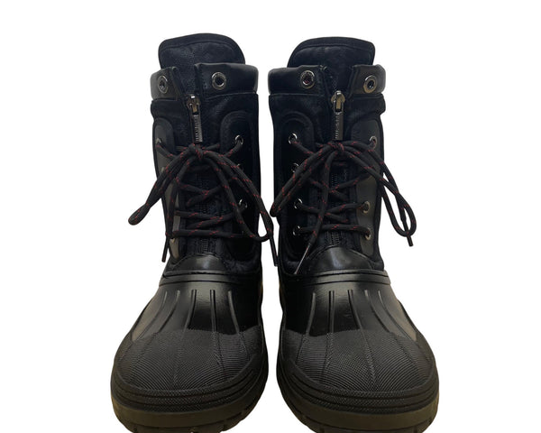 Tommy Hilfiger Men’s Black Faux Fur Lining Twilhena Waterproof Boots Size 10M