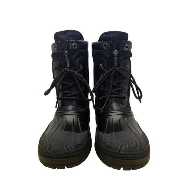 Tommy Hilfiger Men’s Black Faux Fur Lining Twilhena Waterproof Boots Size 10M