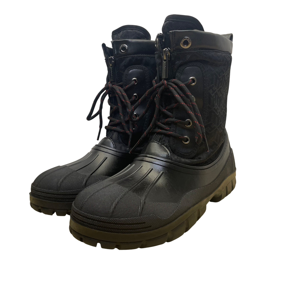 Tommy Hilfiger Men’s Black Faux Fur Lining Twilhena Waterproof Boots Size 10M