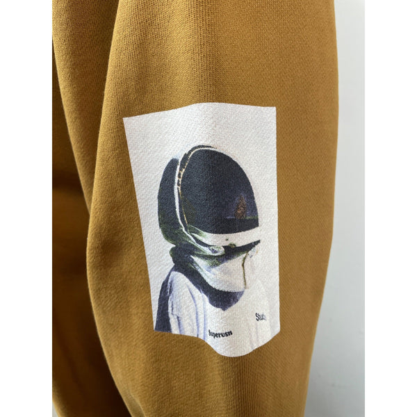 Supervsn Studios Brown Crewneck Sweatshirt & Jogger Set Loose Fit Size XXL