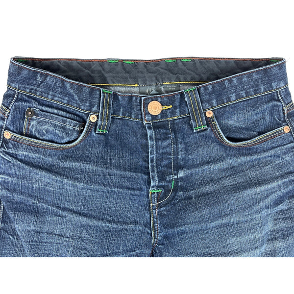 Armani Exchange Men's Blue Straight Regular Fit Jean Sz 30