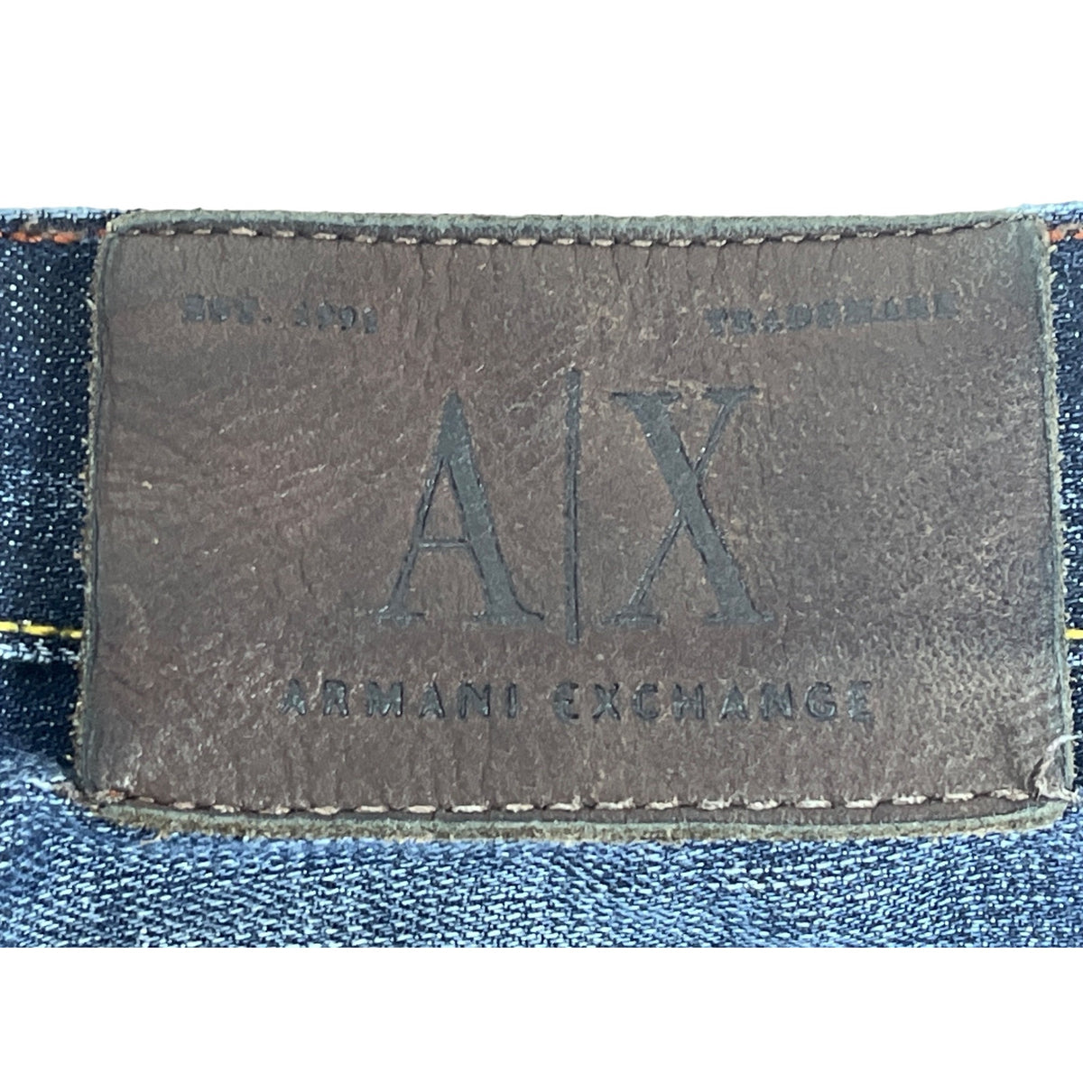 Armani Exchange Men's Blue Straight Regular Fit Jean Sz 30