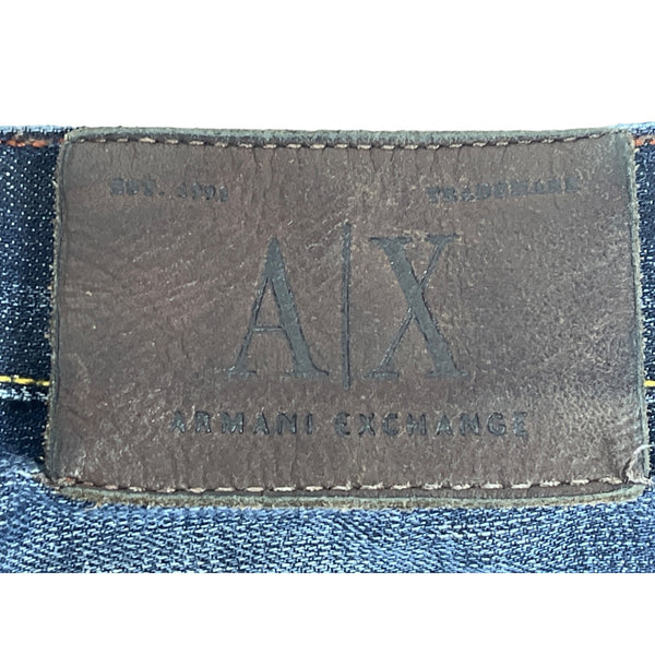 Armani Exchange Men's Blue Straight Regular Fit Jean Sz 30