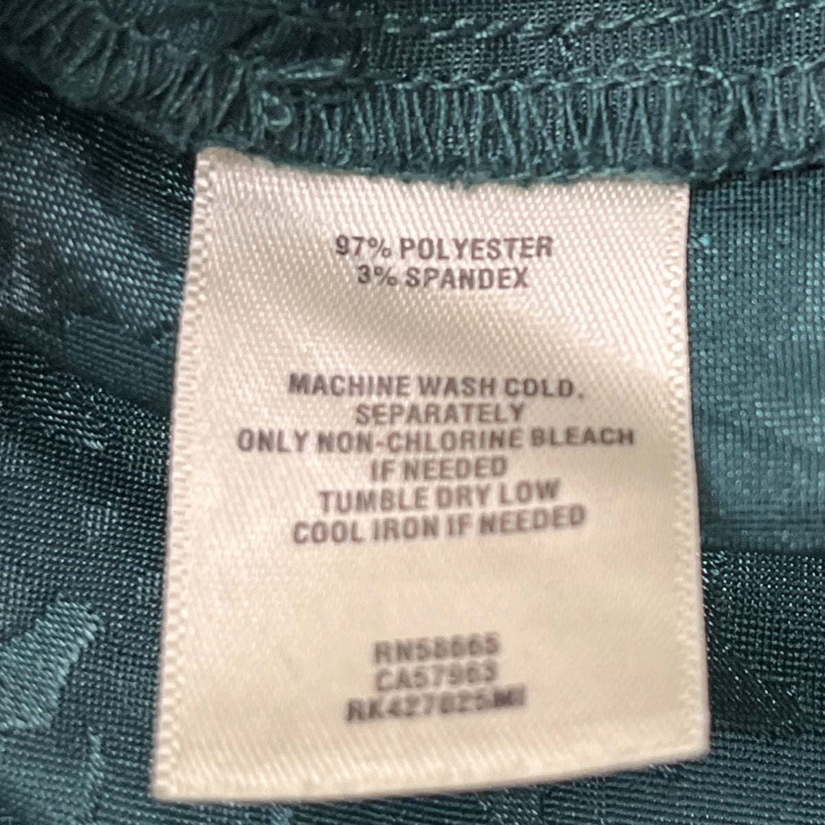 Free Press Womens Green Floral Jacquard Long Sleeve Peplum Blouse Size M