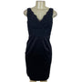 Jones New York Womens Black Lace & Satin Dress Cocktail Party Wear Size 4 - New