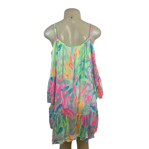 Lilly Pulitzer Women’z Colorful Boho Off-Shoulder Dress Size S - New