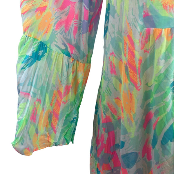 Lilly Pulitzer Women’z Colorful Boho Off-Shoulder Dress Size S - New