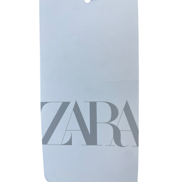 Zara Womens Black Crocheted Strap Tube Top S Boho Chic Adjustable Lightweight