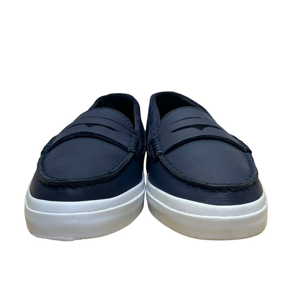 Cole Haan Women’s Navy Leather Slip-On Pinch Weekender Penny Loafers Size 6B