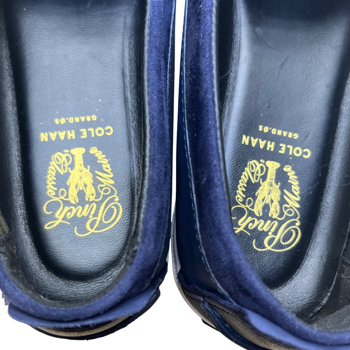 Cole Haan Women’s Navy Leather Slip-On Pinch Weekender Penny Loafers Size 6B