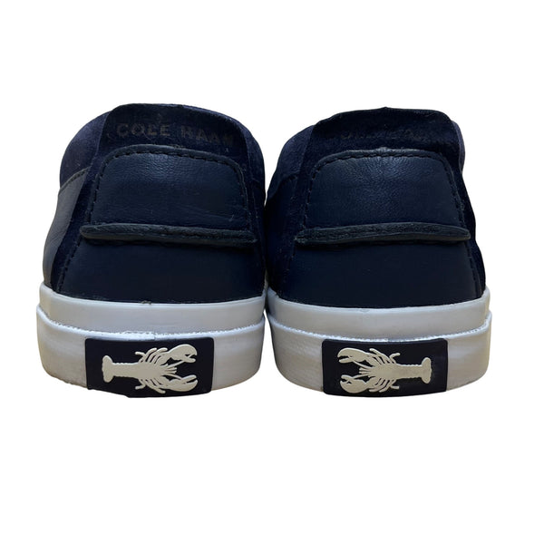 Cole Haan Women’s Navy Leather Slip-On Pinch Weekender Penny Loafers Size 6B