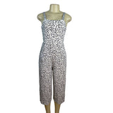 Nordstrom Floral Sleeveless Tie-Back Girls Jumpsuit W/ Pockets Size XL
