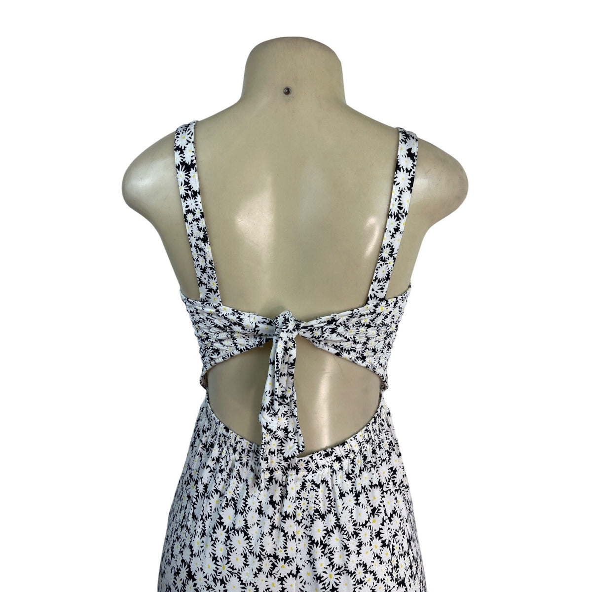Nordstrom Floral Sleeveless Tie-Back Girls Jumpsuit W/ Pockets Size XL