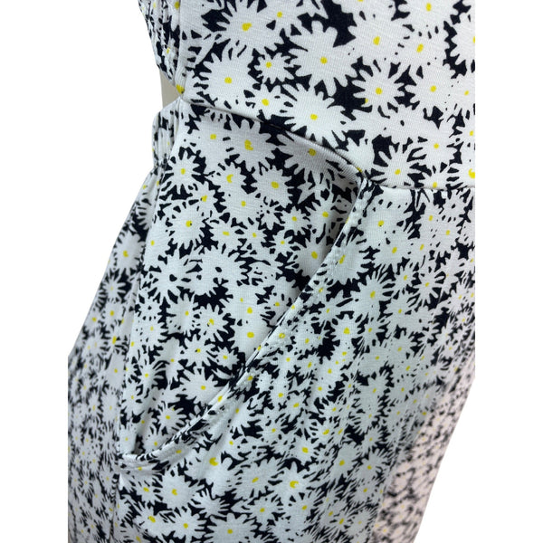 Nordstrom Floral Sleeveless Tie-Back Girls Jumpsuit W/ Pockets Size XL
