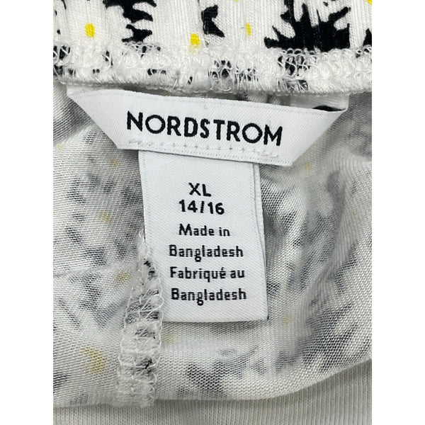 Nordstrom Floral Sleeveless Tie-Back Girls Jumpsuit W/ Pockets Size XL