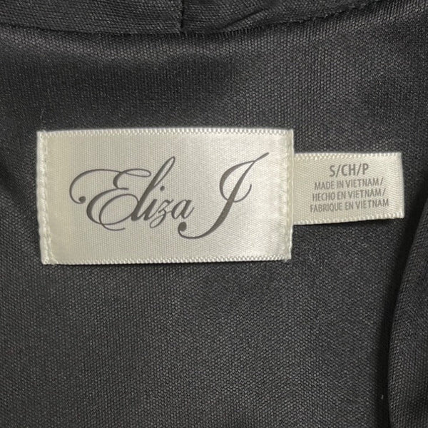 Eliza J Women's Black Sequin Open-Front Jacket Sz S - New
