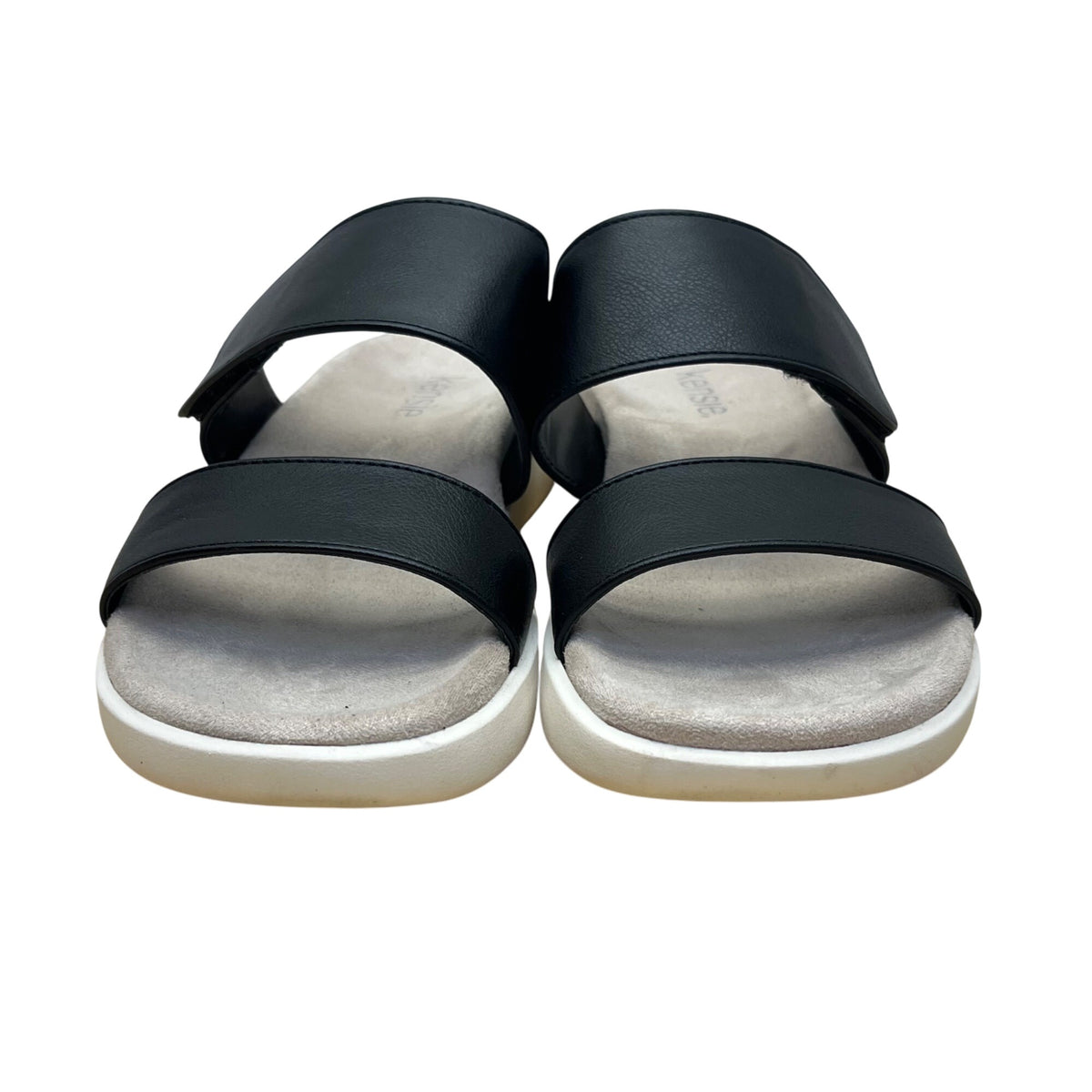 Kensie Women’s Black Adjustable Fit Arch Support Slide Jipsy Sandals Size 7M