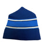 Bar-W Originals Mens Navy & Blue Stripe Wool Beanie Hat One Size Vermont