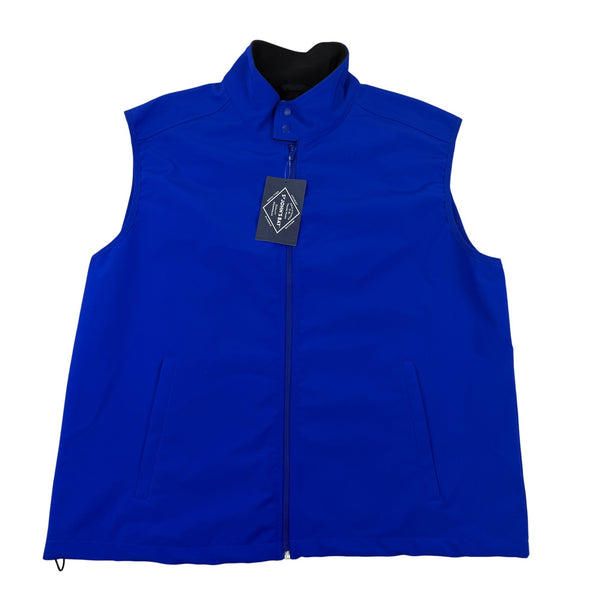 St.John’s Bay Mens Blue Zip-Up Vest Lightweight Outerwear Size XXL - New