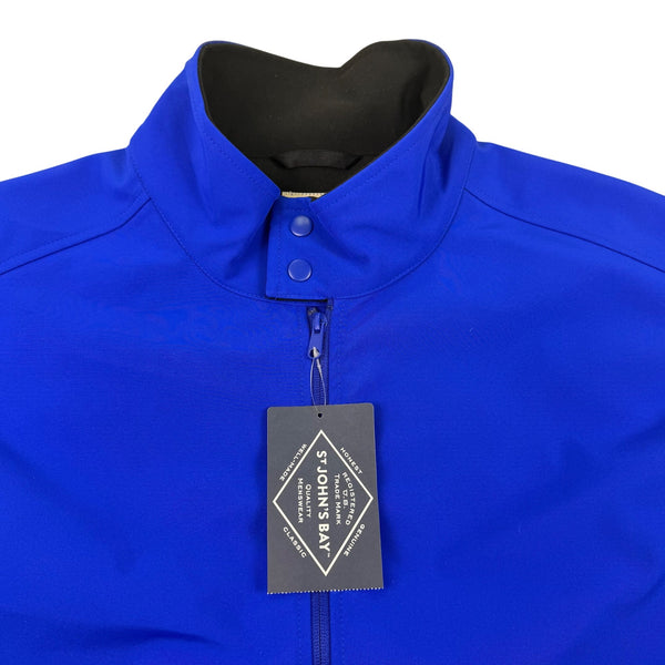 St.John’s Bay Mens Blue Zip-Up Vest Lightweight Outerwear Size XXL - New