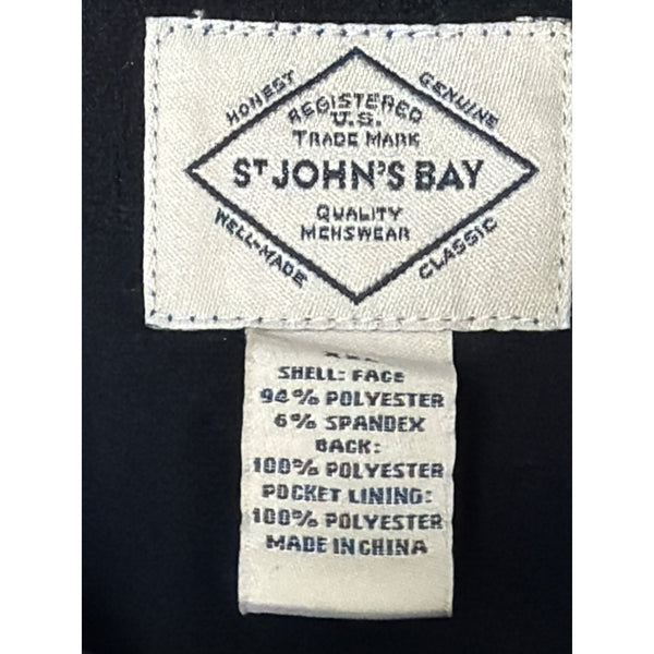 St.John’s Bay Mens Blue Zip-Up Vest Lightweight Outerwear Size XXL - New