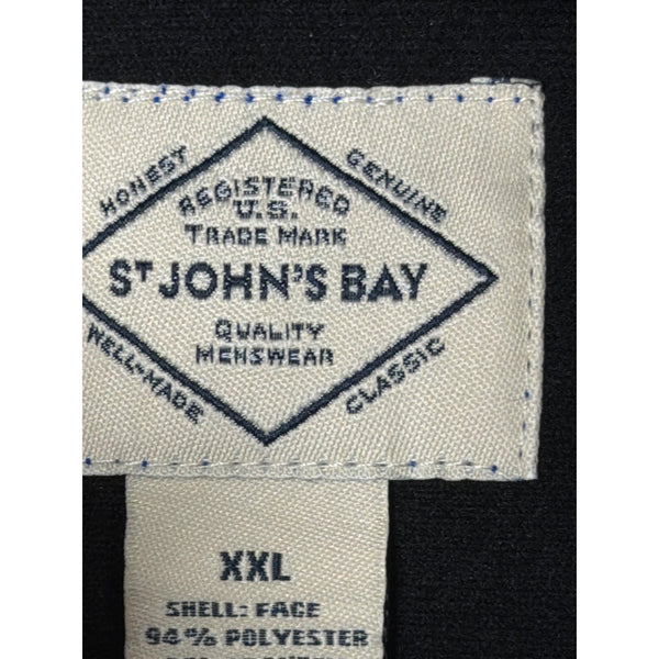 St.John’s Bay Mens Blue Zip-Up Vest Lightweight Outerwear Size XXL - New