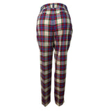 Lands End Womens Multicolor Plaid Pants Size 12 - New