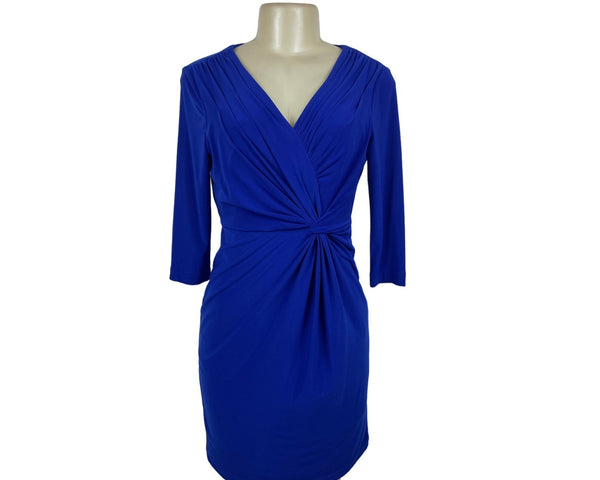 Adrianna Papell Women's Blue Dress Sz 8P (EUR 40)
