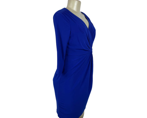 Adrianna Papell Women's Blue Dress Sz 8P (EUR 40)