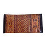 Vintage Unbranded Women's Brown & Black Tribal Ethnic Wallet Sz M