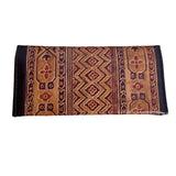Vintage Unbranded Women's Brown & Black Tribal Ethnic Wallet Sz M