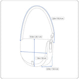 Maniere De Voir Black Faux Leather Looped Handle Multi Pocket City Tote Bag