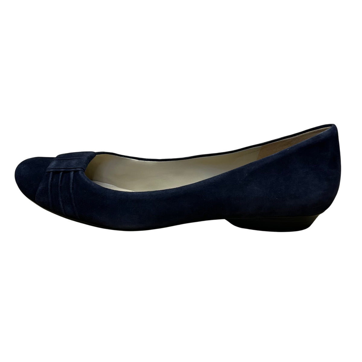 Naturalizer Women’s Inky Blue Navy Suede Leather N5 Comfort Flats Shoes Size 12M