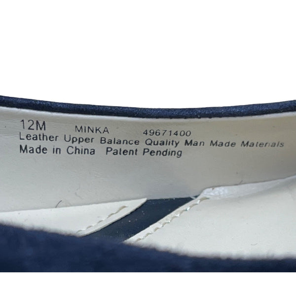 Naturalizer Women’s Inky Blue Navy Suede Leather N5 Comfort Flats Shoes Size 12M