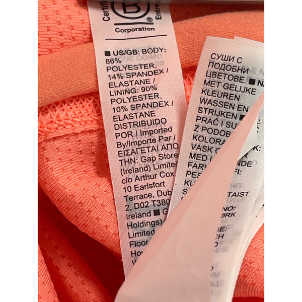 Athleta Girl Coral Strappy Back Dress With Built-In Shorts Size XXL/16 - New