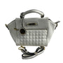 Versace 1969 Italia Women's Minerva Tan Quilted Satchel Handbag Sz M