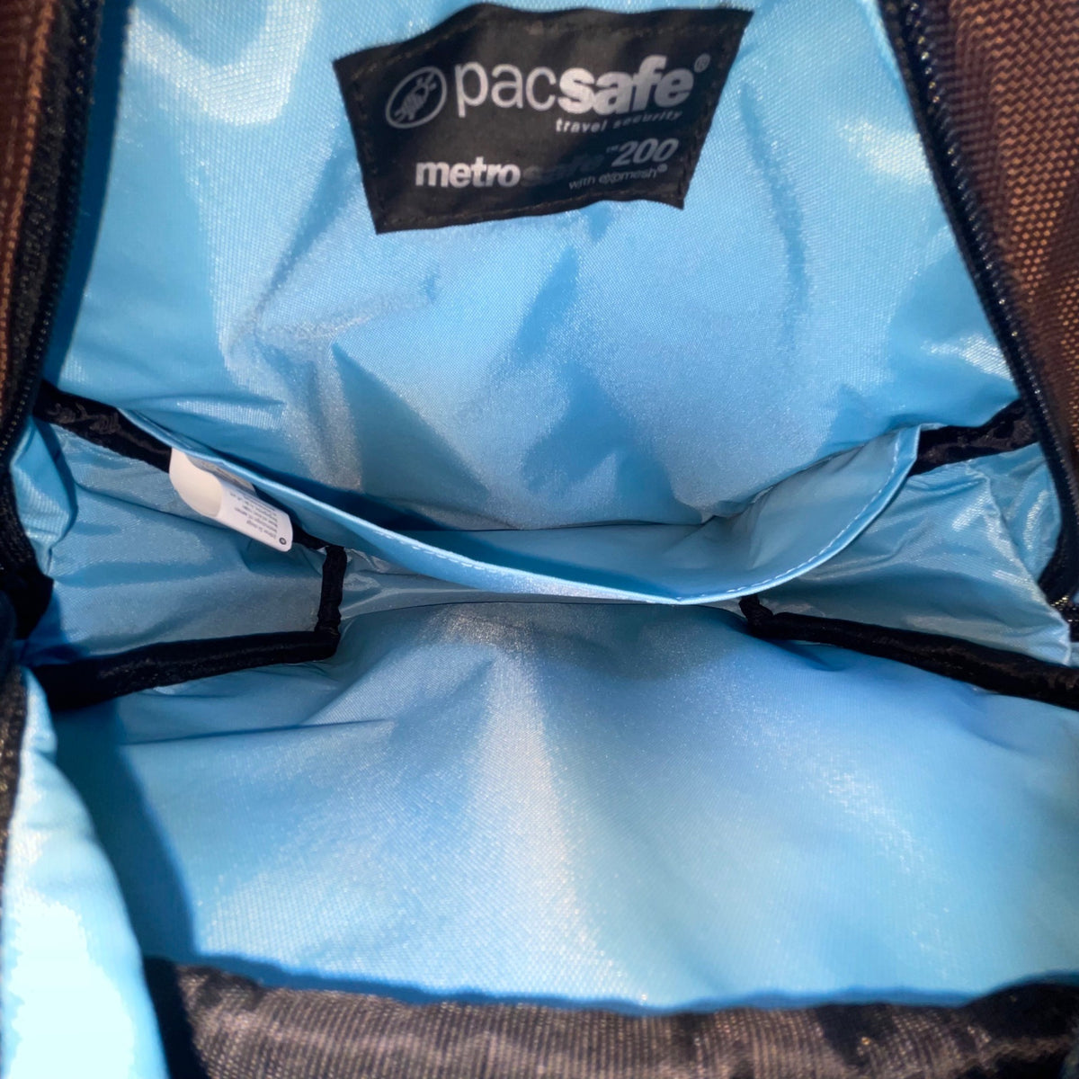 Pacsafe Brown Anti-Theft Adjustable Strap Slashproof Snatchproof Crossbody Bag